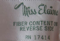 Miss Elaine logo from 1950s